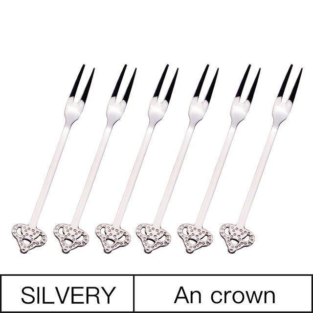 Crown Fruit Fork - Nordic Side - 