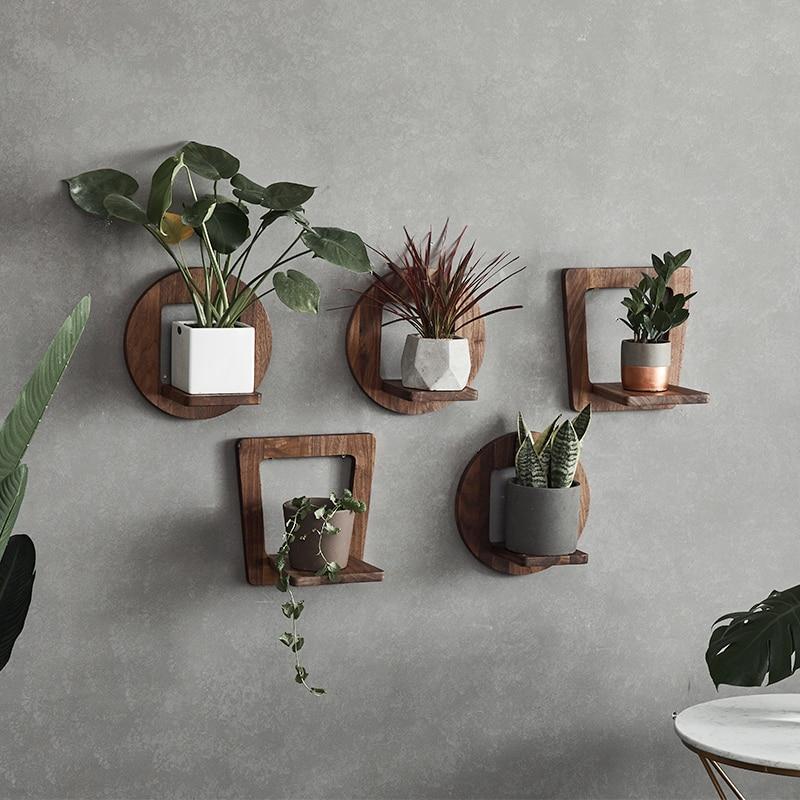 Sebastian Wood Wall Planter - Sebastian