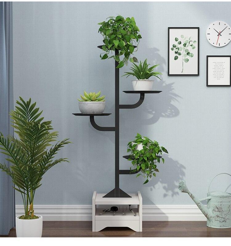 Arden - Modern Iron Tree Multi Level Planter Display - Nordic Side - 05-01, feed-cl0-over-80-dollars