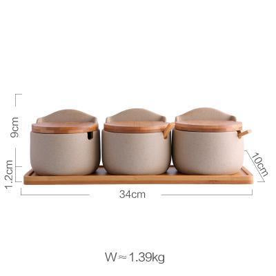 Spice Jars with Bamboo Cover - Nordic Side - 