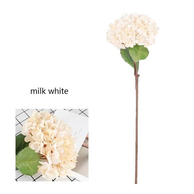 Single Hydrangea Branch - Nordic Side - 