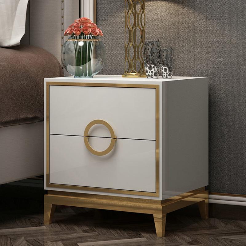 Zayden Modern Two Drawer Nightstand