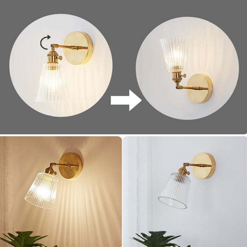 Vintage Glass Wall Light - Nordic Side - 