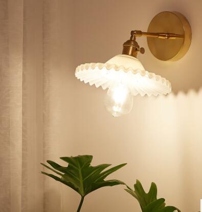 Vintage Glass Wall Light - Nordic Side - 