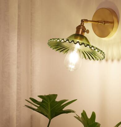 Vintage Glass Wall Light - Nordic Side - 