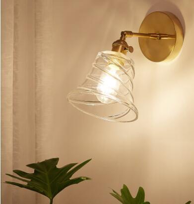 Vintage Glass Wall Light - Nordic Side - 