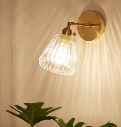 Vintage Glass Wall Light - Nordic Side - 