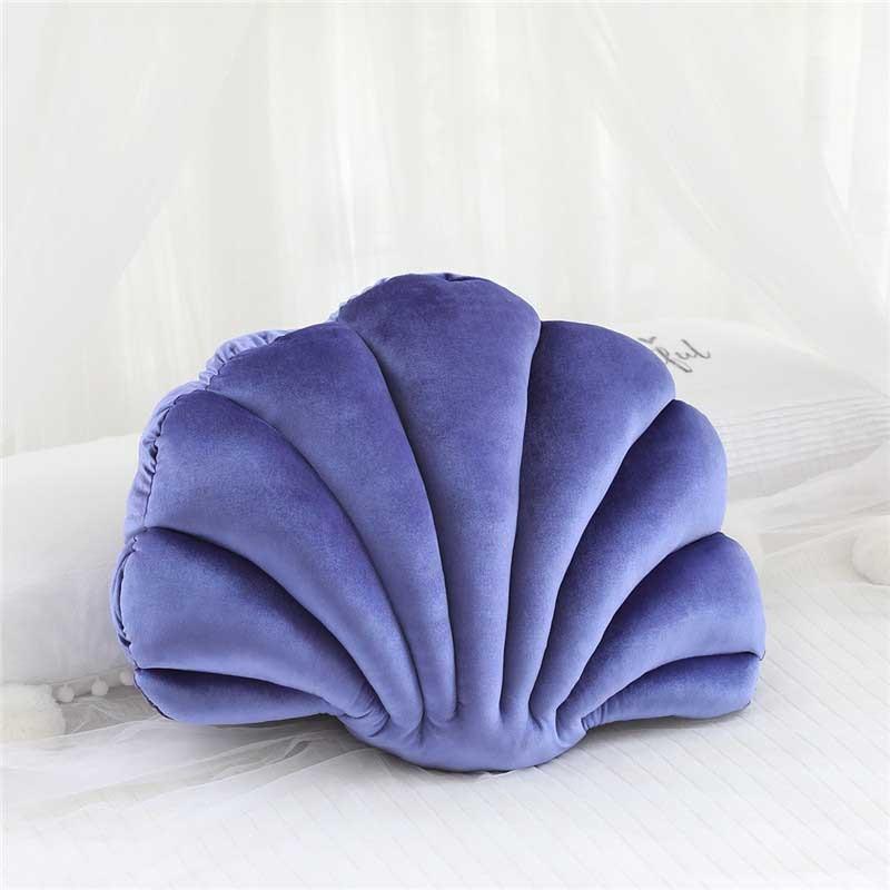 Shell Velvet Shell Cushion - Glam Decor