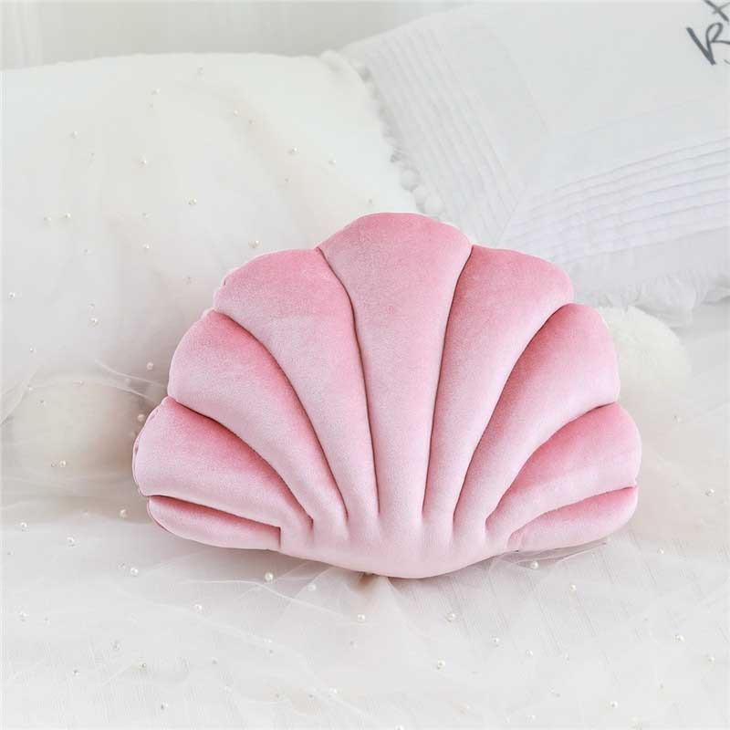 Shell Velvet Shell Cushion - Glam Decor