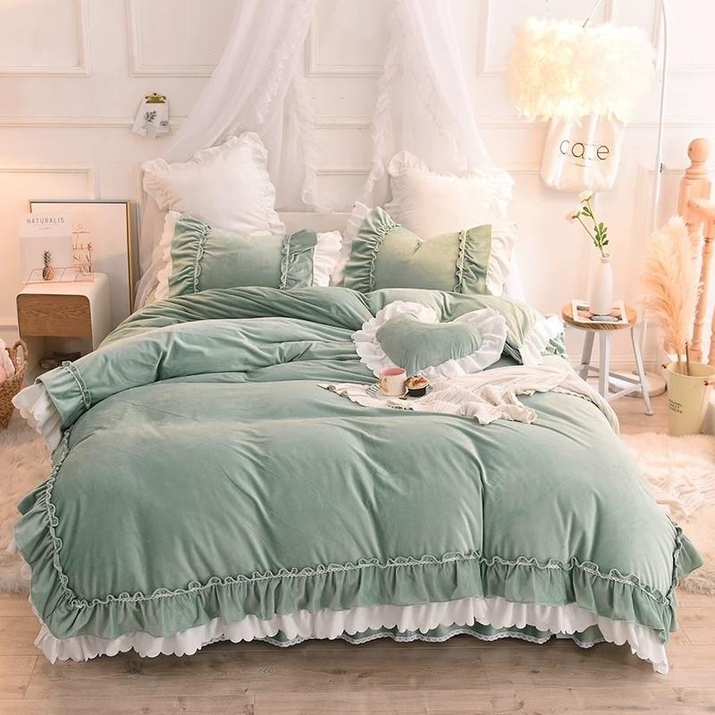 Luxurious Velvet Touch 4 Piece Bedding Set - Nordic Side - 