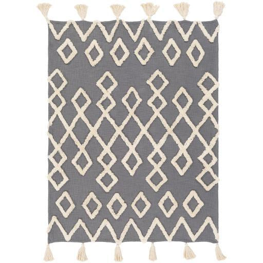 Slate Aztec Throw - Nordic Side - 