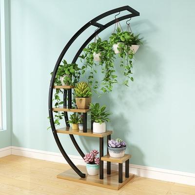 Elise - Decorative Crescent Plant Stand - Nordic Side - 