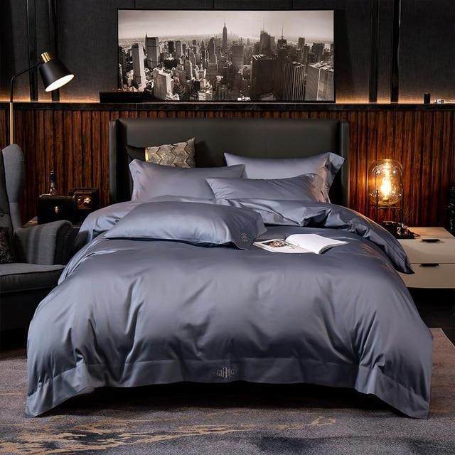 Svana - Elegant Cotton Soft Duvet Cover Set - Nordic Side - BED, Bed & Bath, BEDDING