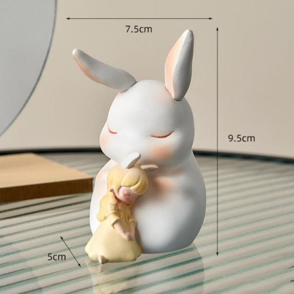 Cute Dreamy Animal Girl Decor Figurines