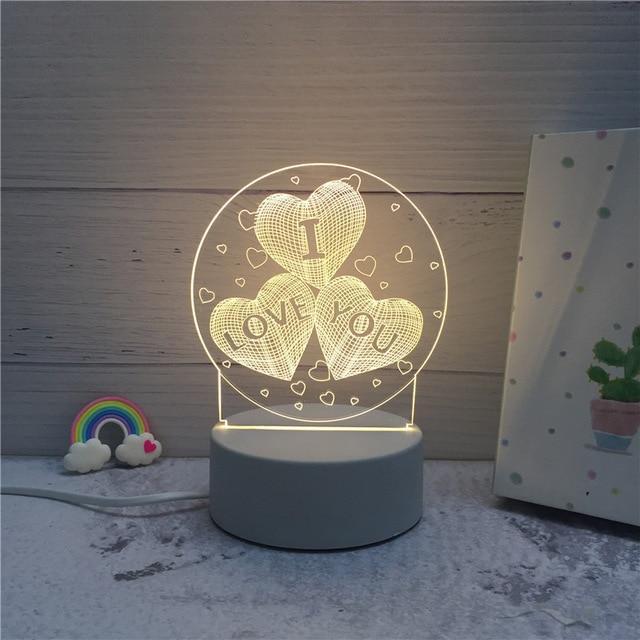 Novelty Illusion Night Lamp - Nordic Side - 