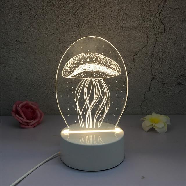 Novelty Illusion Night Lamp - Nordic Side - 