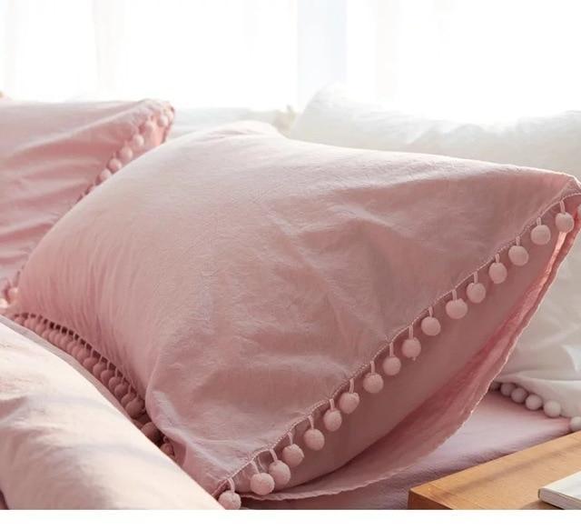 Tassel Bedding Pillow Case - Nordic Side - not-hanger