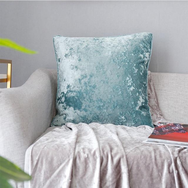 Ocean Dream Velvet Pillow Cover - Nordic Side - 