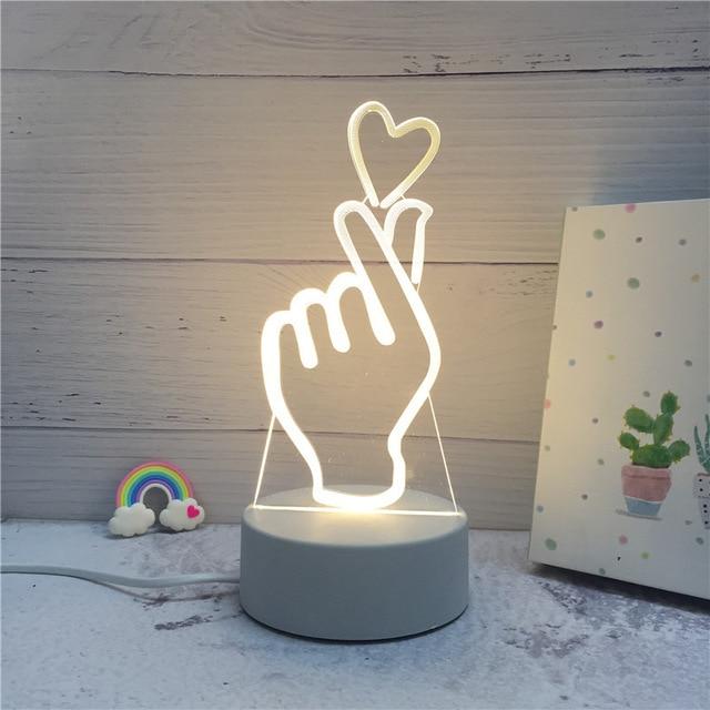 Novelty Illusion Night Lamp - Nordic Side - 