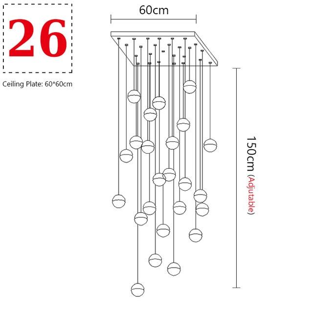 Modern Cluster Pendant Light - Nordic Side - Lightning