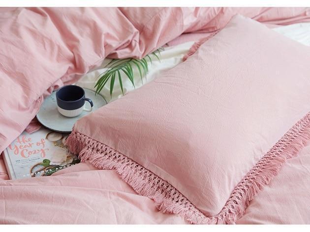 Tassel Bedding Pillow Case - Nordic Side - not-hanger