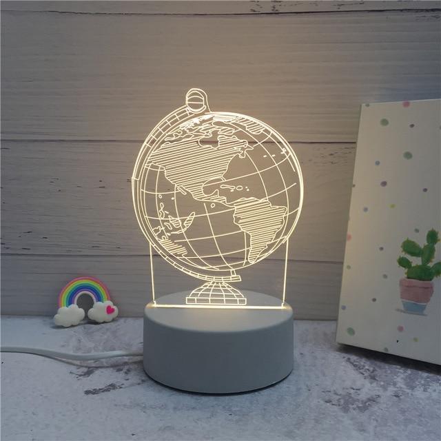 Novelty Illusion Night Lamp - Nordic Side - 