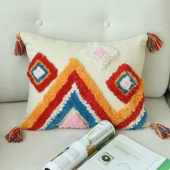 Textured Tassel Pillows - Nordic Side - New