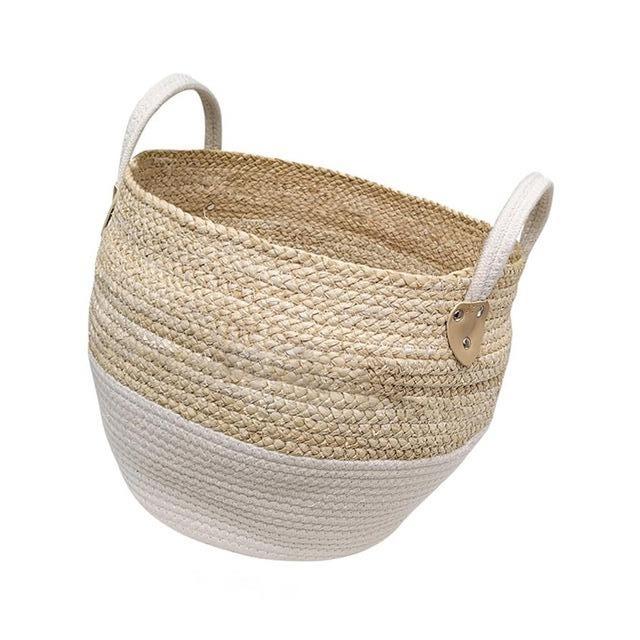 Linza - Woven Storage Basket - Nordic Side - Decor