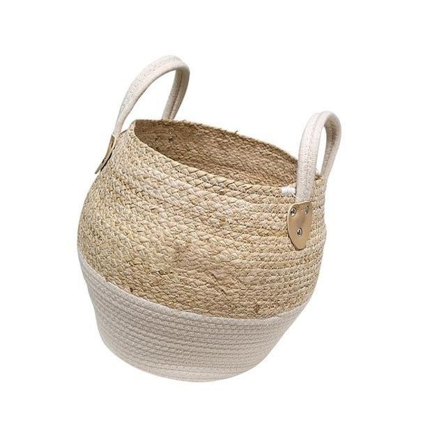 Linza - Woven Storage Basket - Nordic Side - Decor