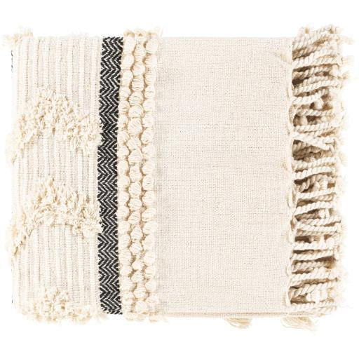 Hand Woven Boho Throw - Nordic Side - 