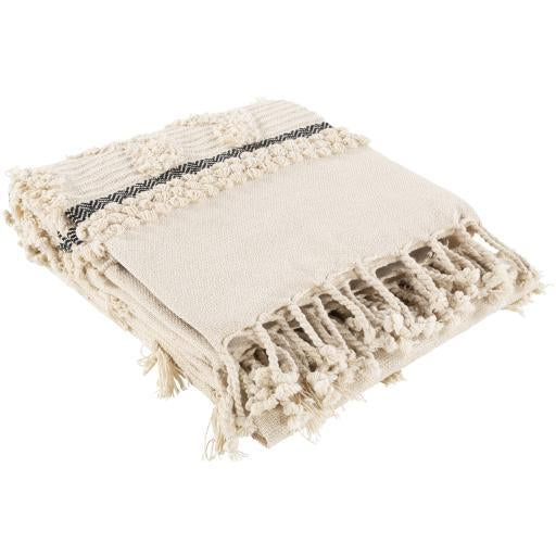 Hand Woven Boho Throw - Nordic Side - 